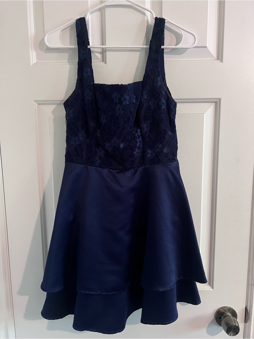 City Studio Navy Lace Bodice Formal Girls Dress